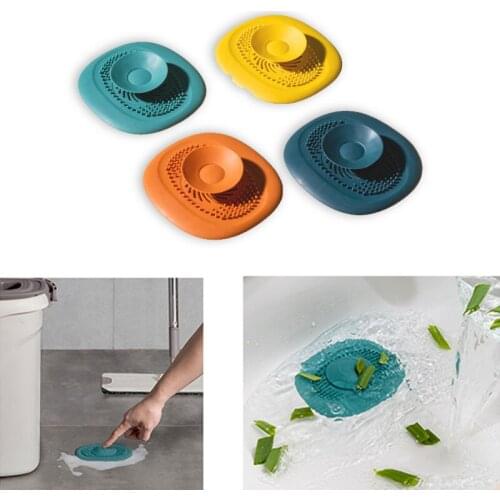Home Washing Sink Drain Hair Catcher 25g Bathroom Accessories Household Capello Stopper Tools Four Colors Blocking Dirt Supplies
