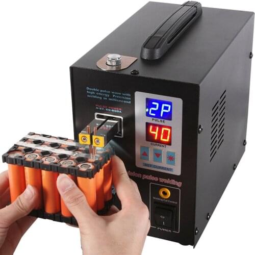 SUNKKO 737G Double Pulse Spot Welding Battery Spot welder LCD Digital Display Precision Welding Machine for 18650 Batteries Pack