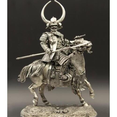 Japan Sengoku Fukushima Masanori Figurines Tin Metal Soldier So Brave Fighting Reckless Warrior Samurai At Sekihara Battlefield