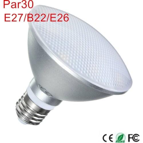1PCS High Power E27 Par30 AC85-265V Led Spot Lamp 12W Led Bulb AC110V/220V High luminous Led Spotlight Lighting