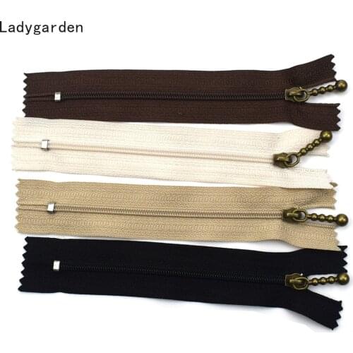 10PCS 3# Nylon Zipper Close End Zip DIY Jacket Coat Bag Tent Zipper Sewing Clothing Garment Accessories DIY Sewing Bag 12-20cm