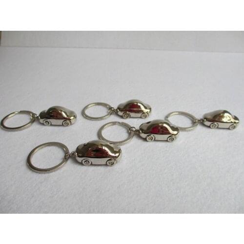 10PCSHigh quality metal cheap fashion modish ornament Sedan Car key chains sports car shaped racing 3D car key ring B006