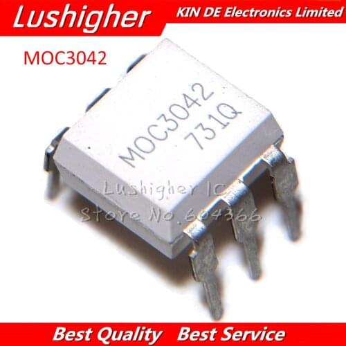 10PCS MOC3042 DIP DIP6 Photocoupler New Original