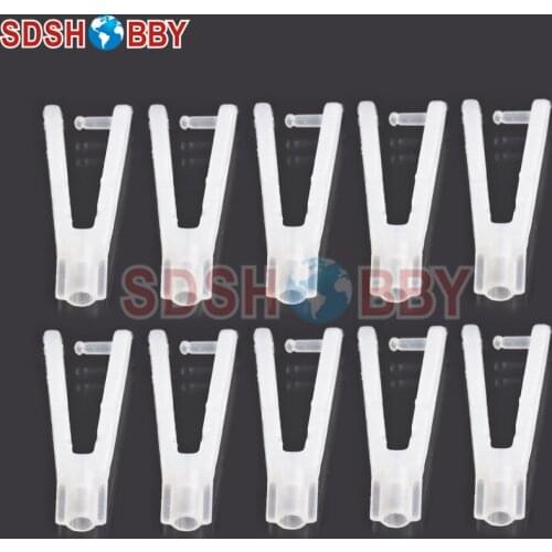 10Pcs Plastic Clevis D2xL29mmxW7xw4 for Nitro Airplane