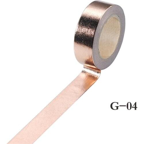 15mmx10m Chives glitter tapes color Dividing Stickers border masking adhesive paper washi tape DIY Scrapbooking Hand account