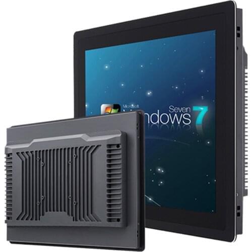 19" embedded wall-mounted industrial smart tablet PC Celeron J1800 with capacitive touch screen suitable for desktop computers