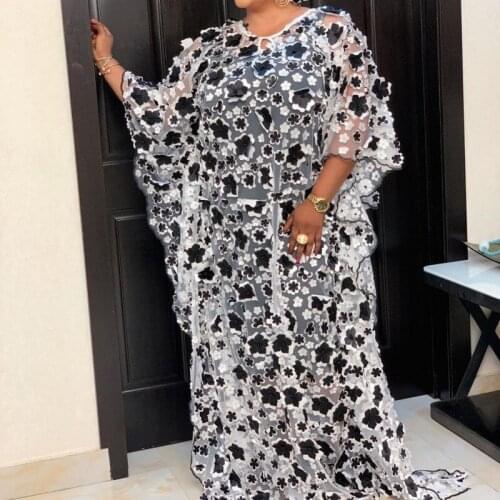 2020 Solid Plus Size Summer Applique Long Split Dress With Elastic Slim Long Inner Tank 2 Piece Set Loose Maxi Dress