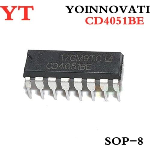 50pcs/lot CD4051BE CD4051 4051 DIP16 IC Best quality