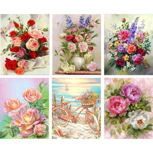5d Diamond Painting Food Diamond Art Full Drill Embroidery Fruit flower Cross Stitch Farmhouse Home Decor