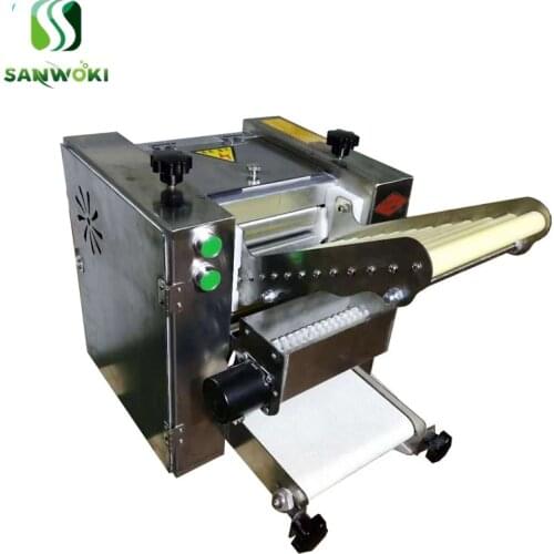 2pcs/time Stainless steel Fully automatic Wonton wrappers buns Dumpling Skin Machine Electric Dumpling Wrapper Machine