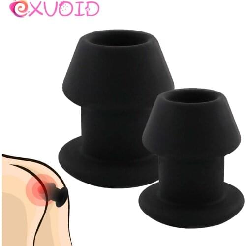 EXVOID Hollow Anal Plug Butt Plug Adult Product Enema Sex Toys for Couples Anus Dilator Butt Expansion Sex Shop