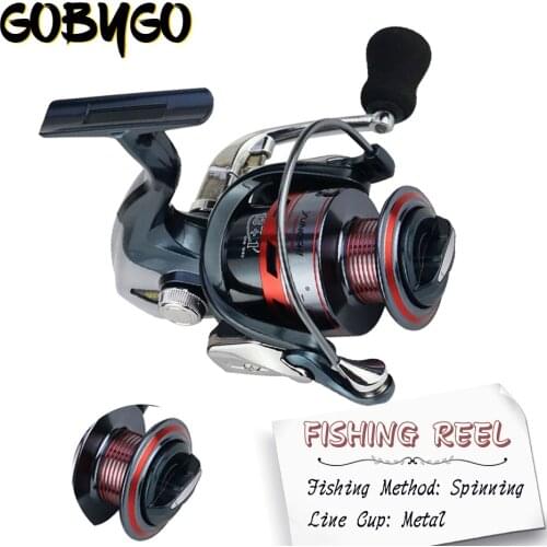 Full Metal Fishing Reel Spining 13+1BB 1000 - 7000 Series black Spinning Reel fishing Metal pesca with Exchangeable Handle