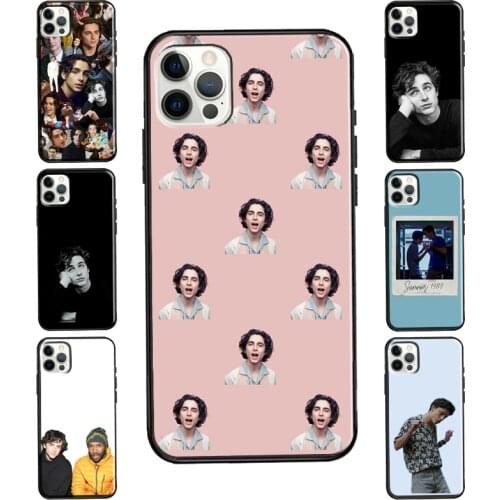 Timothee Chalamet For iPhone 12 Pro Max mini Case For iPhone 11 Pro Max XS 7 8 Plus X XR SE 2020 Cover