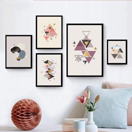 Home Decor Nordic Canvas Painting Marble Abstract Wall Art Bedroom Living Room Print Minimalist Poster Nordic Decor Painting