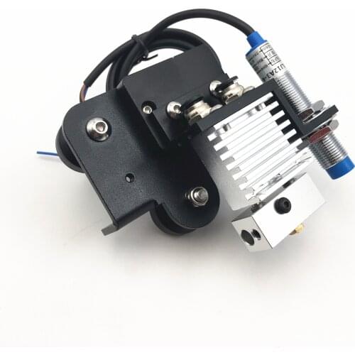 Funssor Upgrade Creality CR-10/Tornado Cyclops 2 in 1 out Extruder aluminum mount with auto level adapter