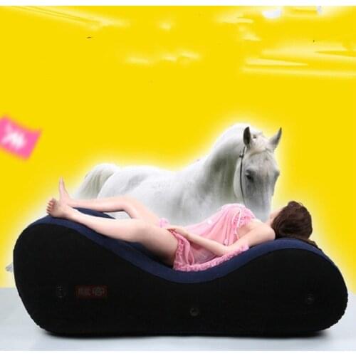 Luxury Inflatable Pillow Sofa Adult Bed Sofa Pad Adult Bed Fun Sofa for Couple Love S-E-X Games Body Support