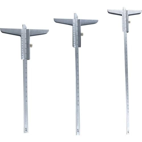 0-300mm Depth Vernier Caliper 0.02mm Accuracy Gauge Micrometer Meter Instrument Ruler Depth Measuring Tools