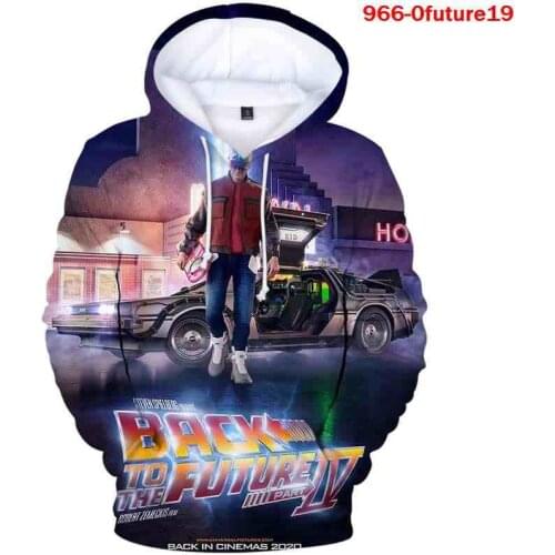 Back To The Future 3D Printed Hoodies Powered Future Car Hoodis Men Casual Sweatshirts Cool Pattern Tops Harajuku Jacket Clothes