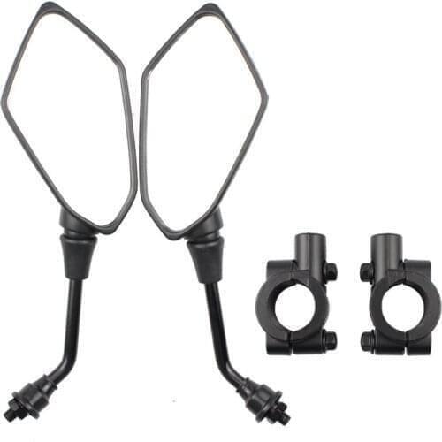 Universial 8mm 10mm Motorcycle Mirror Scooter E-Bike Rearview Mirrors 2Pcs/Pair Electromobile Back Side Convex Mirror