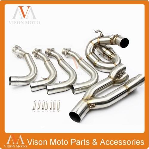 Motorcycle Exhaust Pipe Front Pipe Tube For Yamaha YZFR6 YZF-R6 YZF R6 2006 2007 2008 2009 2010 2011 2012 2013 2014 2015-2018