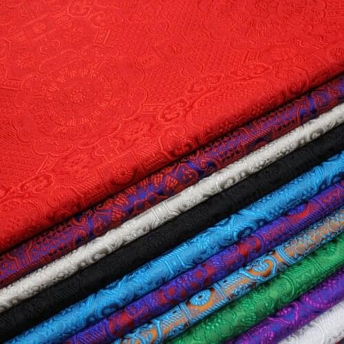 75x50cm Damask Jacquard Brocade Fabric For Apparel Costume Upholstery Furnishing Curtain Clothing Material Patchwork