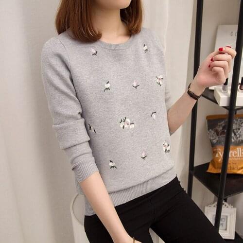 2020 Feminino Women Sweaters And Pullover Autumn And Winter Sweater Female Insert New Korean Shirt All-match Loose