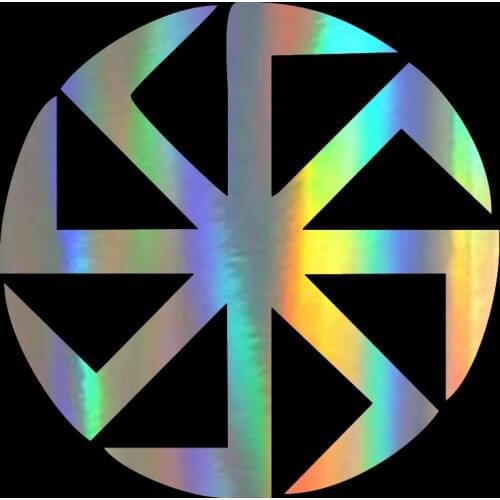 15*15cm Stickers On Car Slavic slavonis symbol Kolovrat Stickers and Decals Vinyl Funny 3D Car Styling Creative Decor Sticker