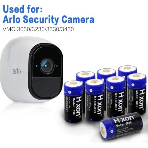 8pc 900mAh 3.7V RCR123A Lithium-ion Rechargeable Batteries for Arlo HD Cameras and Reolink CE,UL&FCC certificated