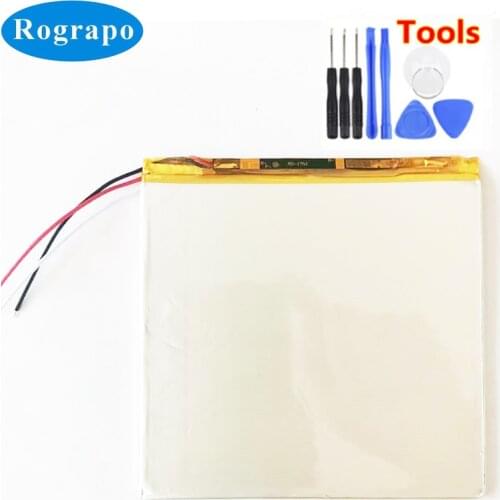 New 3.8V 4100mAh Teclast P80 3G Tablet PC Battery 3 Wires +Tools