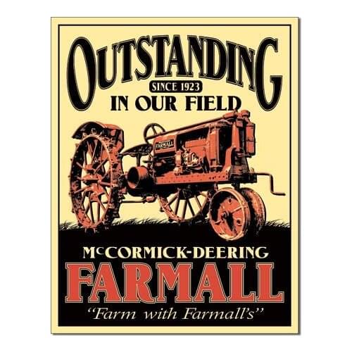 The Finest Website Inc. Farmall Outstanding Farm Tractor 16" x 12.5" (D2316) New Advertising Tin Sign