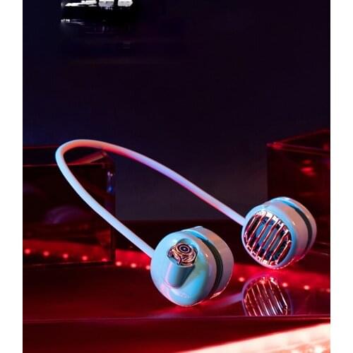 TT Xiaomi PICOOC Halter Little Fan Portable Lazy Mini Charging Small Portable Mute Leaf-Free Internet Celebrity Little Fan