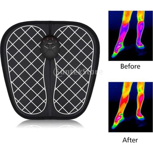 Electric Foot Massager Pad Blood Circulation Relax Tense Foot Muscles Feet Mat Foot Circulation Massager Cushion For Men Women