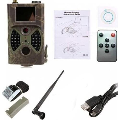 Mini HC-300M HD Hunting Trail Camera Digital IR Night Vision 1080P MMS GPRS GSM