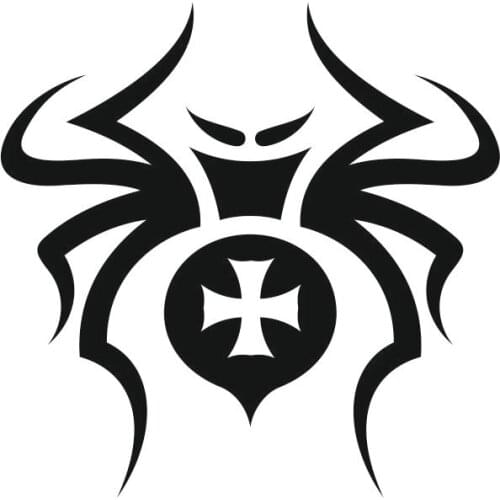 Spider car stickers cover scratches personalized diesel car accessories decoration creative fun for all cars PVC