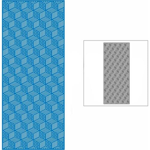New Slim Spotted Cube Ladder Background Plate Craft Embossing Mold 2021 Metal Cutting Dies for Scrapbooking Album Card Making