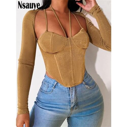 Женские базовые футболки NSAUYE China At AliExpress