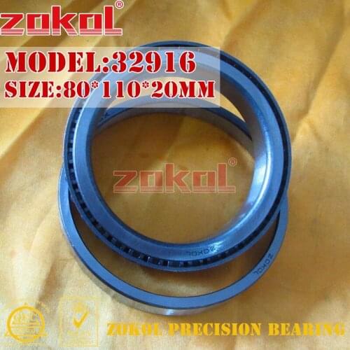 ZOKOL bearing 32916 2007916E Tapered Roller Bearing 80*110*20mm