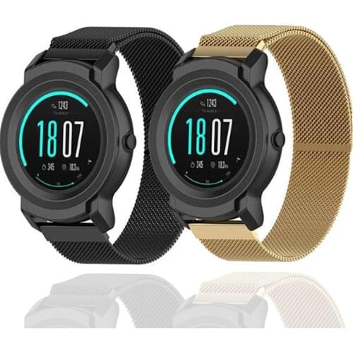 18MM 20MM 22MM Strap For Ticwatch Pro 2020/Pro 3 GPS/E2/S2 Smart Watch Milanese Loop Bands For TicWatch E Tic Watch 2 C2 Correa