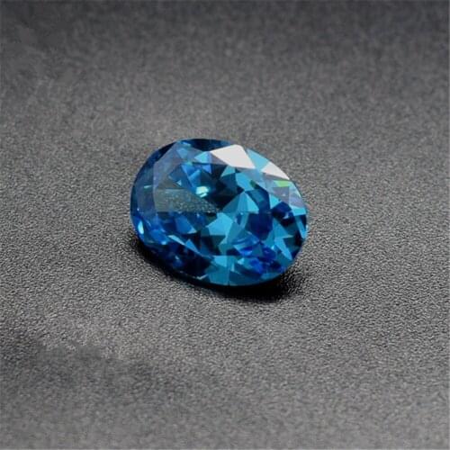 Sapphire Oval Faceted Gemstone Egg Shape Light Blue Sapphire Gem Multiple Sizes to Choose GS80