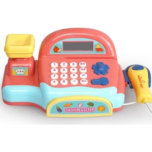 Smart Cash Register Family Toys Simulation Supermarket Checkout Counter Luxury Cash Register Childrens Combination Set Pretend