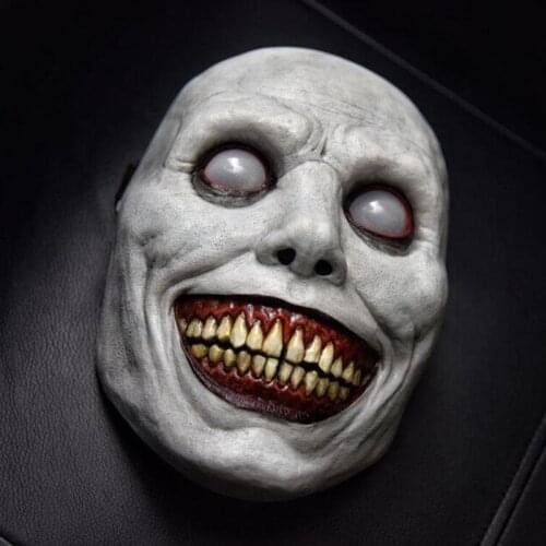 Smiling Demons Horror The Evil Adult Cosplay Latex Mask Halloween Unisex Prop