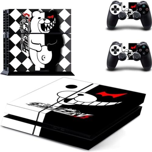 Danganronpa PS4 Stickers Play station 4 Skin PS 4 Sticker Decals Cover For PlayStation 4 PS4 Console & Controller Skins Vinyl