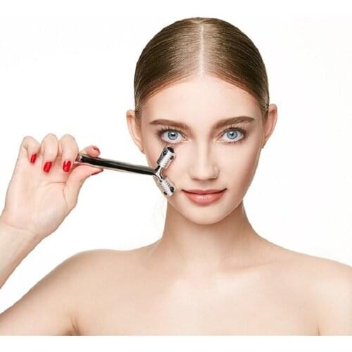 Japanese Germanium Face Eye Body Massage Roller Face Lift Tools Body Shaping Beauty Instrument Remove Wrinkles Tightening Skin