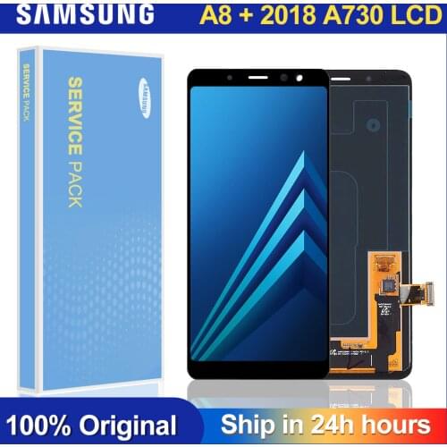 6.0'' Original LCD For Samsung Galaxy A8 Plus 2018 Display A730 A730F SM-A730F Touch Screen Assembly Replacement Part