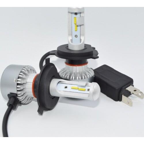 2pcs Super Bright 12000lm h4 Hi/Lo dual beam 6000K 60w LED Car headlight Bulb Conversion Kit light Automobile Lamp