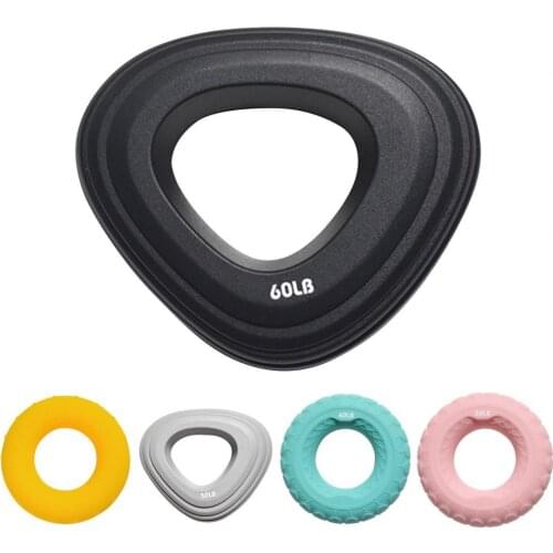 20-60LB Adult Fitness Ring Finger Power Exerciser Rehabilitation Training Hand Grip Ring Forearm Trainer Gym Home Exercise