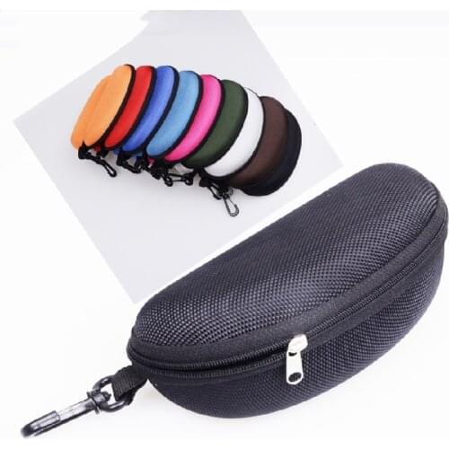 4 Colors Sunglasses Reading Glasses Carry Bag Hard Zipper Box Travel Pack Pouch Case New 1PC