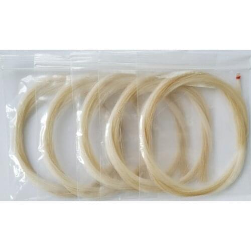 5 Packs AA Mongolia Stallion Bow Hair 31'' 80cm 6g for One Violin Bow Making 0.16MM Thickness