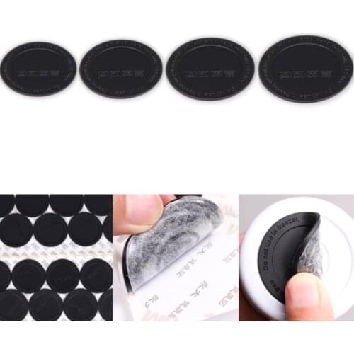 50mm 52mm 56mm Black Rubber Cup Sticker Stainless steel tumbler ProtectorBottle bottom protective Cover Cup rubber coasters SN