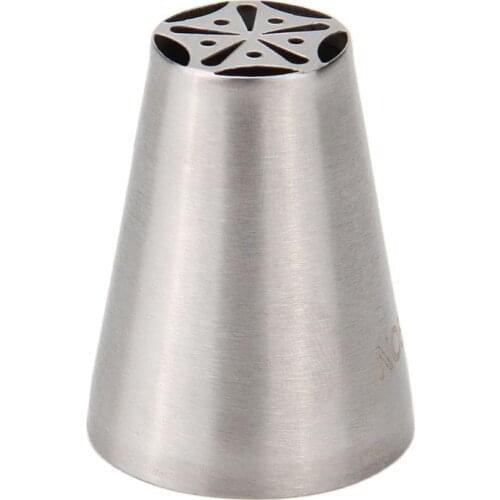 Free Shipping Stainless Steel 18/8 Standard Russian Flower Icing Tips Cake Decorating DIY Cupcake Piping Nozzle #NO5